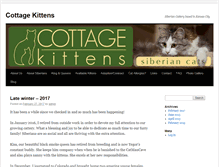 Tablet Screenshot of cottagekittens.com